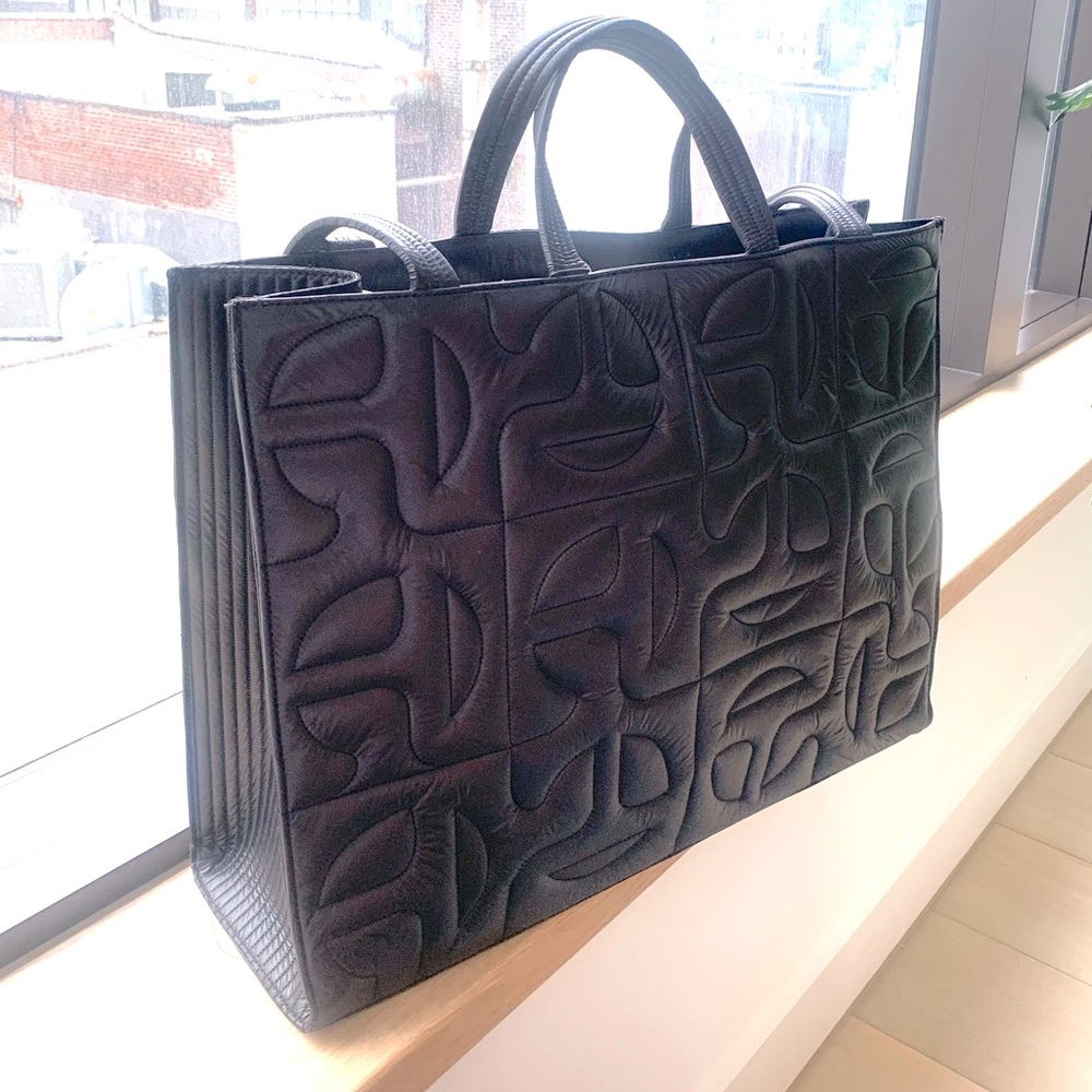 Moose Knuckles x Telfar Quilted Large Shopper - Black